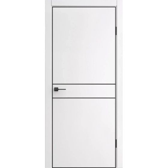 Купить Межкомнатная дверь экошпон ДП-52 white pearl глухая