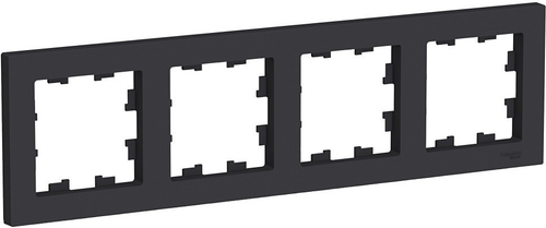 Рамка 4-м AtlasDesign универс. карбон