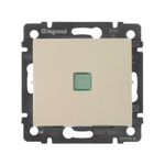 Переключатель 1-клавишный с подсветкой 16А 250В схема 6LE слоновая кость Valena Classic LEGRAND