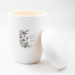 Урна для праха биоразагаемая "Эдем" белая