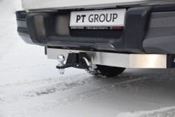 Фаркоп PT GROUP /съемный квадрат/ с нержавеющей накладкой для TOYOTA Hilux 2015-(паспорт и сертификат в комплекте)(без электрики) арт.THI-15-991124.00
