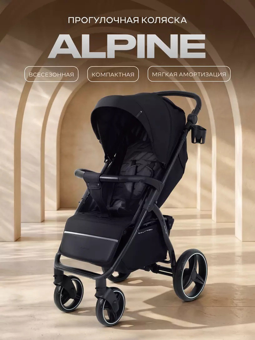 Коляска прогулочная Rant Basic Alpine Black 2026