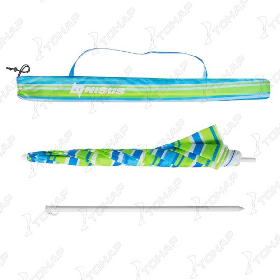 Зонт пляжный d 2м с наклоном (22/25/170Т) (N-200N-SB) NISUS