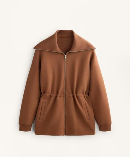 Oysho Длинный жакет с регулируемой талией, горчичный