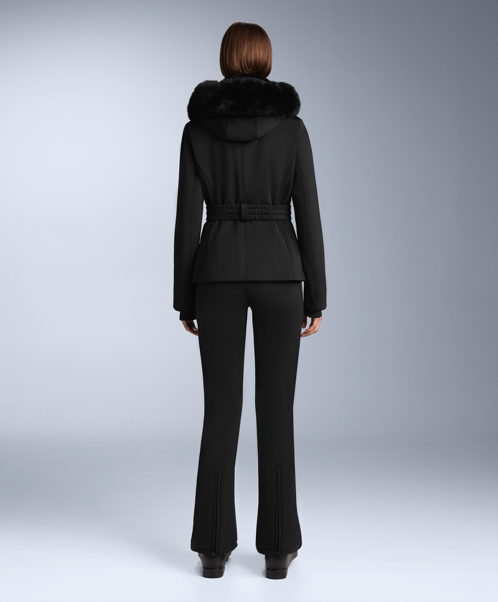 Oysho Супертонкая водонепроницаемая куртка Primaloft® SKI, черный