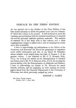 The chemistry of essential oils and artificial perfumes. 2 | Ernest John Parry
