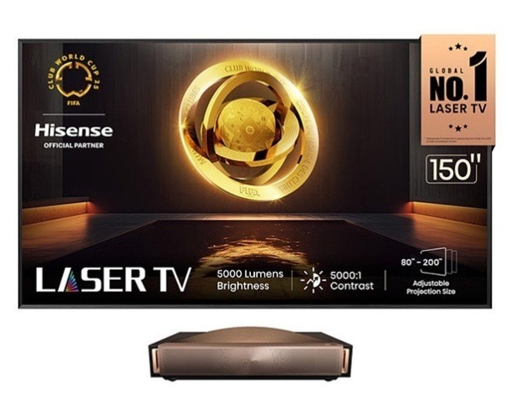 Лазерный проектор Hisense 110L9QD с экраном