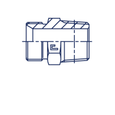 Штуцер FC BSP 1 - NPT 1.1/4