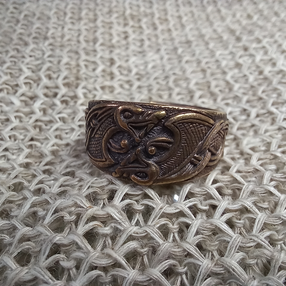 Кольцо "Драконы викингов".