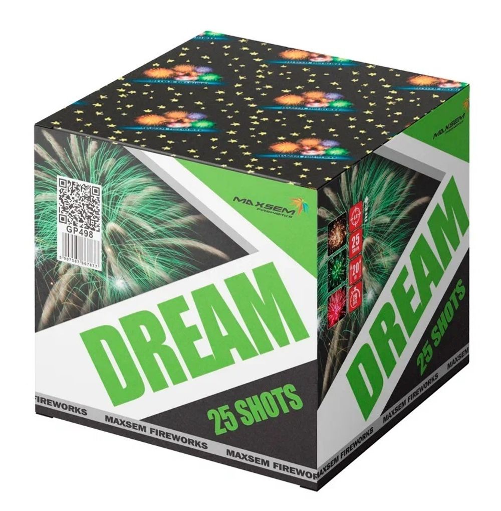 Батарея салютов "DREAM"  0,8"/25 залпов