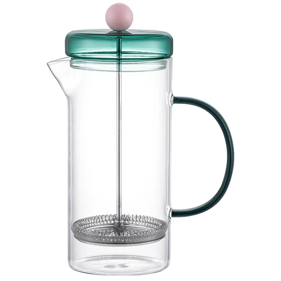 Френч-пресс orb, изумрудный/розовый, 900 мл