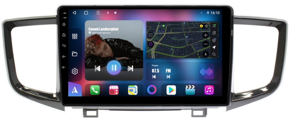 Магнитола для Honda Pilot 2015-2023 - FarCar 1249M монитор 10" QLED на Android 13, 8 ядер (TS18), CarPlay, 4G SIM-слот