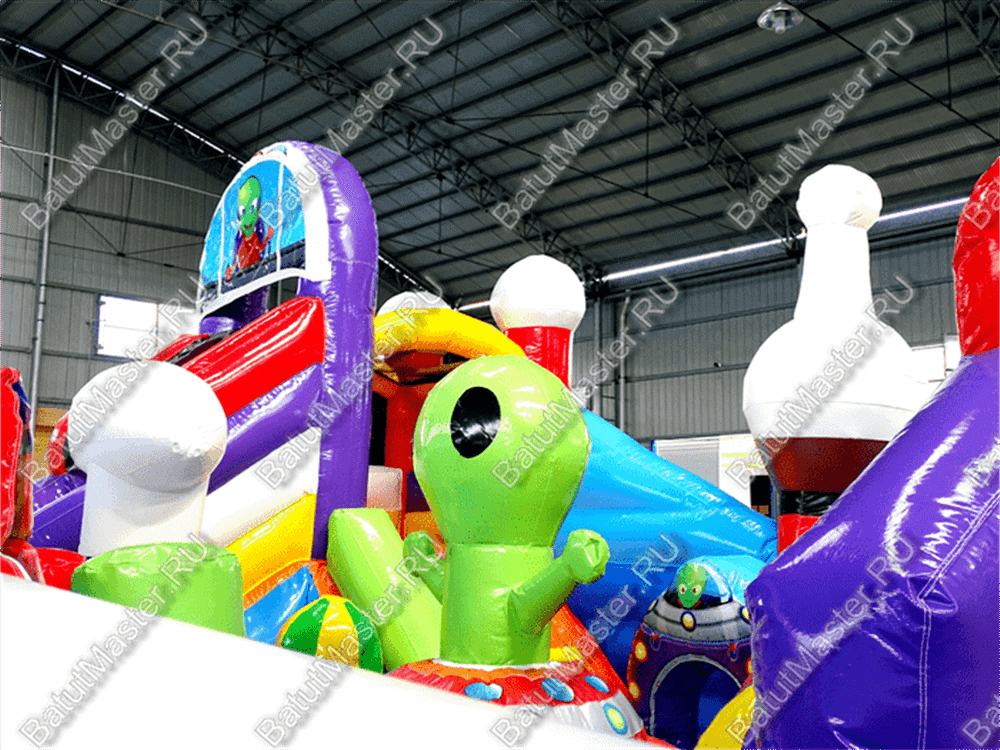 Коммерческий надувной батут "Инопланетяне"
