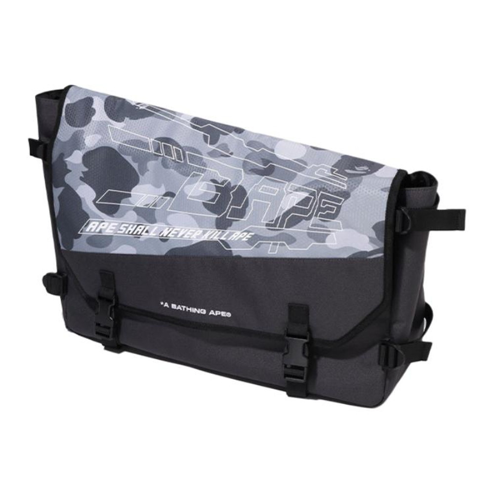 A Bathing Ape Honeycomb Camo Messenger Сумка