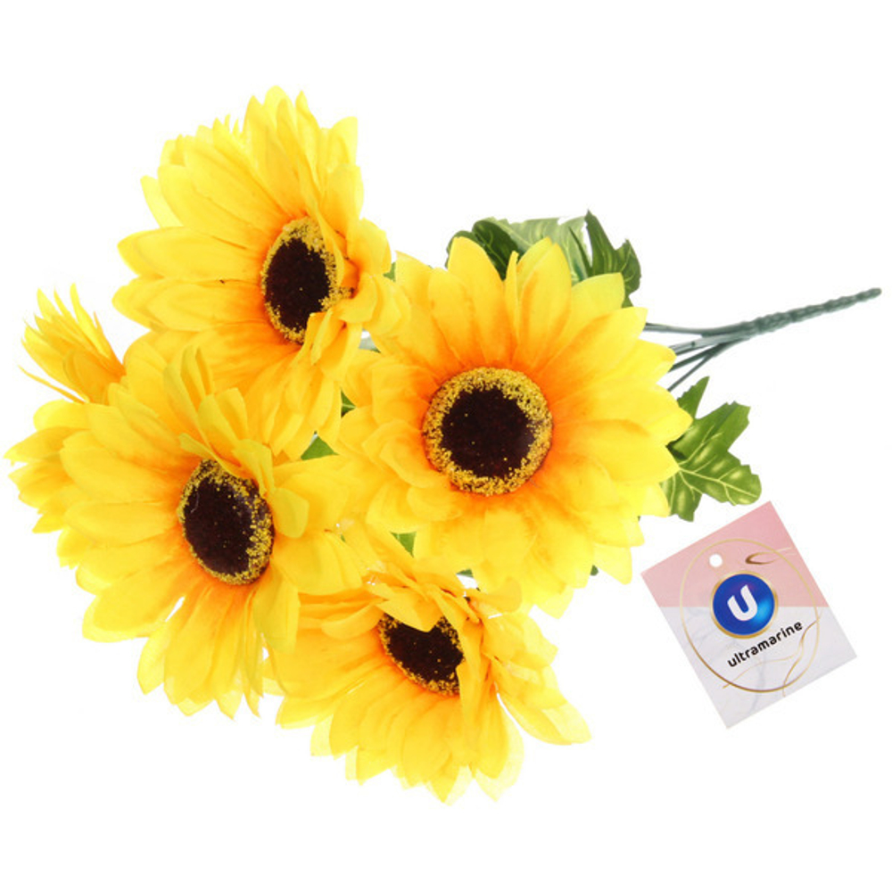 Искусственные цветы «Летнее вдохновение» Подсолнухи 35см