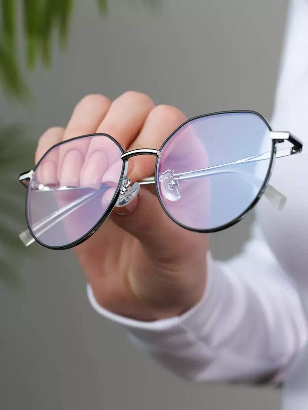 Очки для компьютера имиджевые защитные прозрачные нулевки