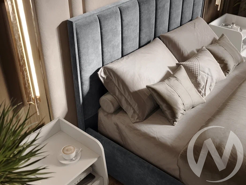 Кровать Мирабель 1.4 (грифельный)