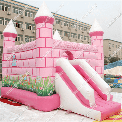 Коммерческий надувной батут "Замок принцессы"