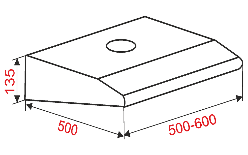 Вытяжка ATLAN 1388 A2 50см brown (распродажа)