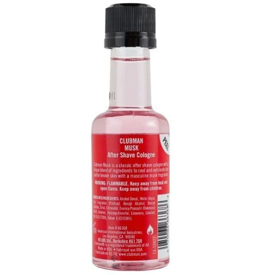 Одеколон после бритья Clubman Musk After Shave Lotion, 50мл