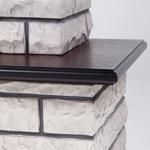 Каминокомплект Real Flame Country Rock 26 AO с очагом Moonblaze Deluxe Black