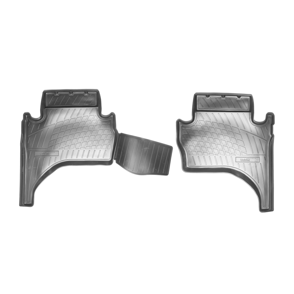 Ковры в салон Norplast/Unidec для Mitsubishi L200 V (2015-), Черный, задние, арт.NPA01-C59-338