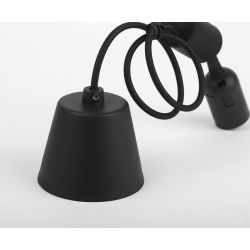 Патрон ЭРА Е27 с подвесом пластиковый черный