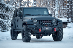 Бампер силовой передний BMS PRO-Line для Jeep Wrangler JK 2007-2017