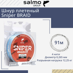 Плетеный шнур BRAID Blue 091/023