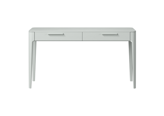 Консоль Type oak 2 ящика ширина 140 см (светло-серый)