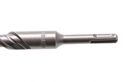 Бур по бетону, двойная спираль, Cobalt W-tip, 22x260 мм, SDS PLUS, серый