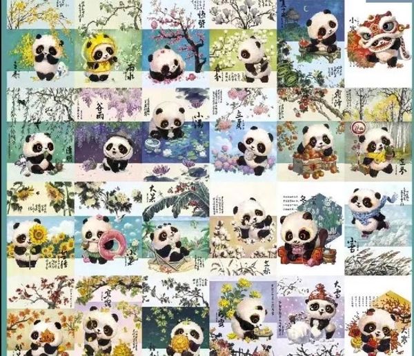 ПАНДЫ, 100% хлопок Handmade Fabrics 7
