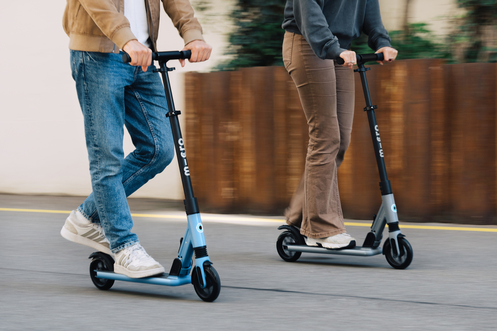 Самокат Micro Sprite Suspension серый