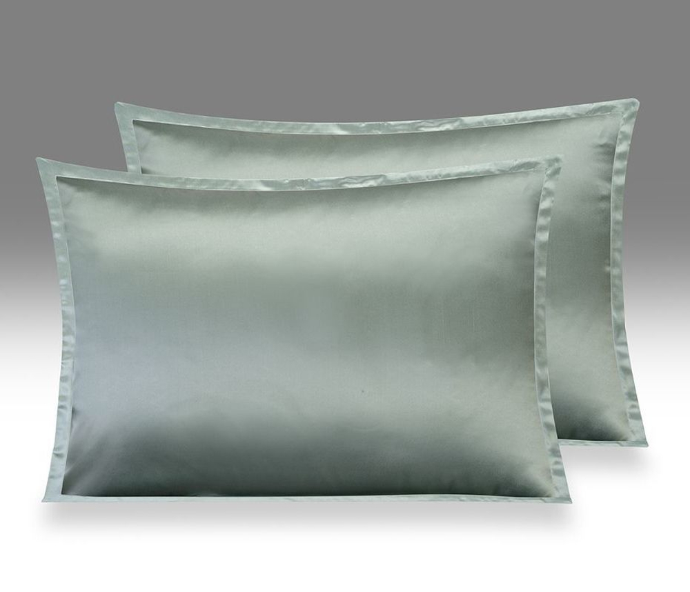 Наволочка 50x70 OnSilk Shine зеленая Китай
