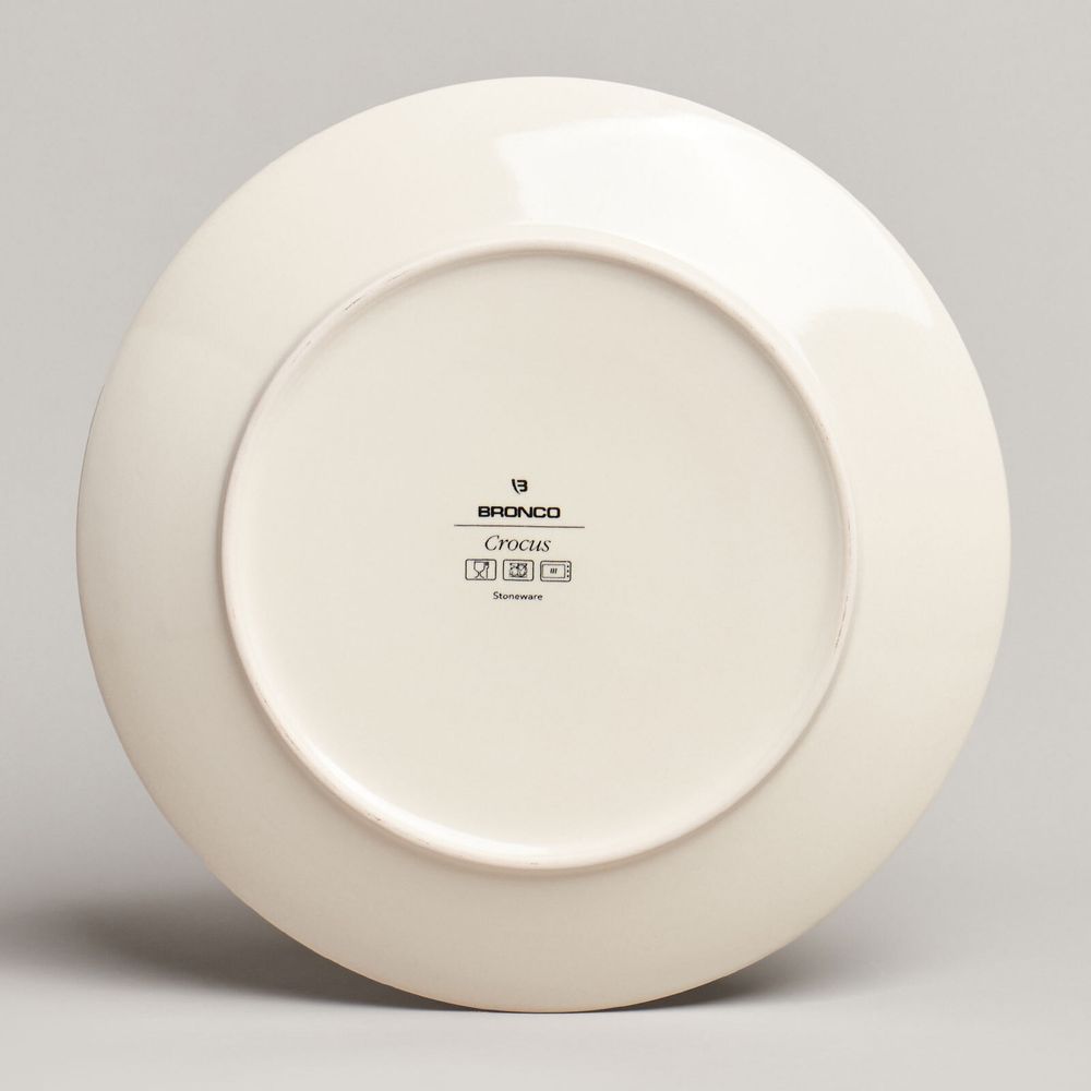 ТАРЕЛКА ОБЕДЕННАЯ BRONCO "CROCUS" 27 СМ (МАЛ.УП.=4ШТ./КОР=24ШТ.)