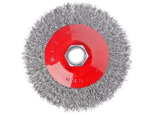 Щетка металл. ЕРМАК для УШМ 100мм/М14 тарелка