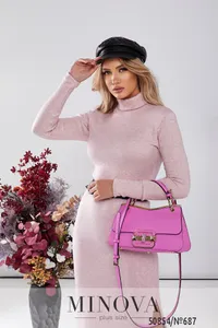 Платье 687-пудра Minova