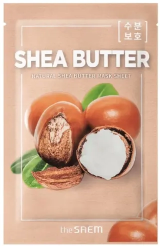 Тканевая маска с маслом ши THE SAEM Natural Shea butter Mask Sheet