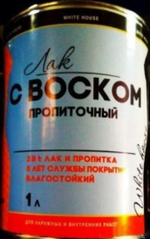 Лак пропиточный с воском 1 л бесцветный Wh