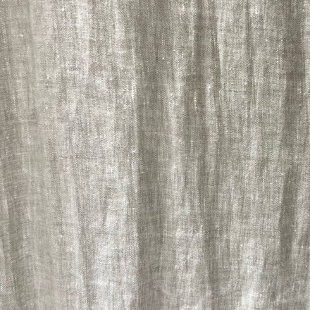 Штора из умягченного льна бежевая меланжевая 135*270 см