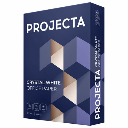 Бумага офисная А4, 80 г/м2, 500 л., марка В, PROJECTA SPECIAL, Россия, 153% (CIE).