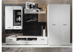 ТВ-тумба Shine 200 белая / белый глянец