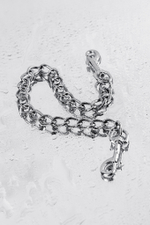 Соединительная цепочка серебристая