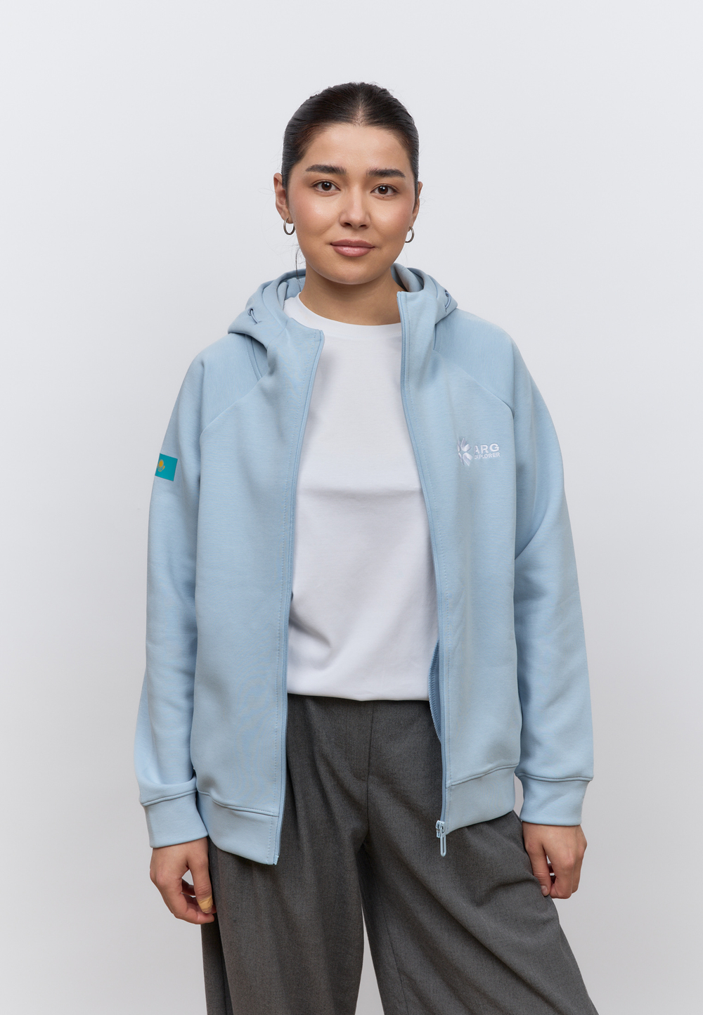 Кофта на замке ARGYMAQ EXPLORER LIGHT BLUE