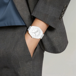 PUMA Stree Series Wrist Watch Quartz Movement Silicone Strap 48mm White Dial Men"s Watches 50m Water Resistant