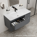 Тумба подвесная IDDIS Edifice, 100 см, темно-серый, EDI10D0i95