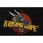 A Bathing Ape Dragon Embroidery Open Collar Shirt