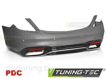 Бампер задний для Mercedes S-Class W222 (18-...) в стиле S63 AMG