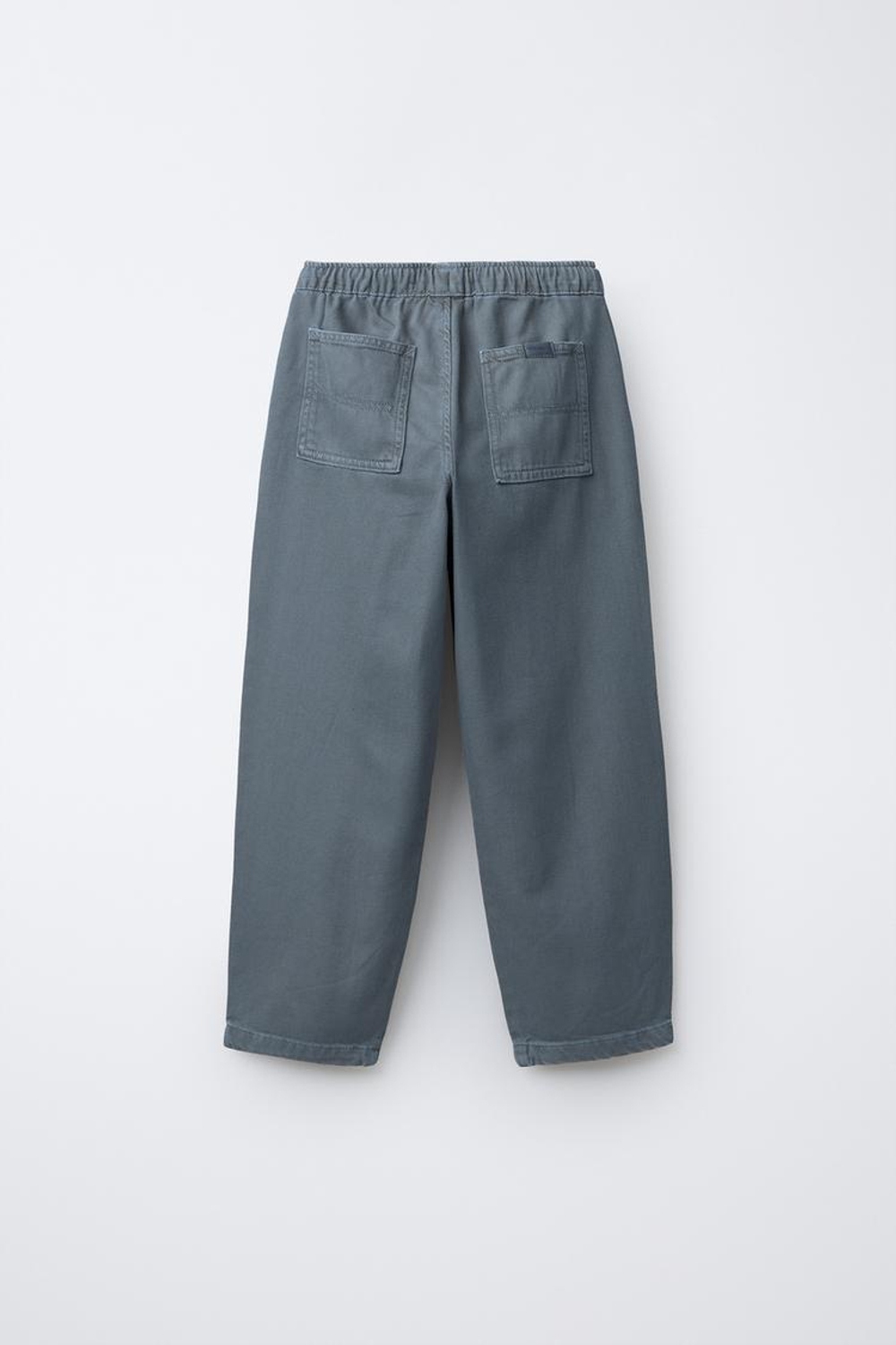 ZARA БРЮКИ СВОБОДНОГО КРОЯ С КАРМАНАМИ, АНТРАЦИТОВО-СЕРЫЙ