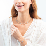 Колье Coeur de Lion Light Blue-Beige 2043/10-0738